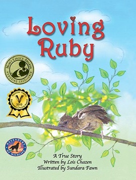 Children's book about a bird written by Lois Chazen titled Loving Ruby