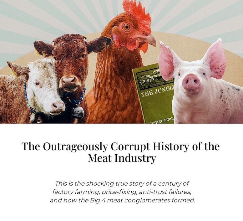 Cover of PDF about the corrupt meat industry