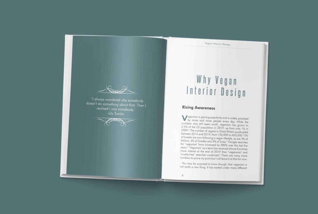 Vegan interior design book cover