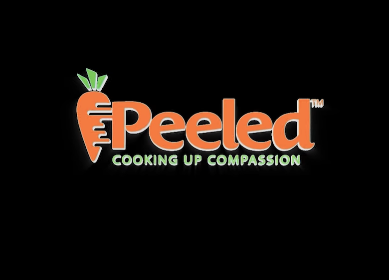 News snippets - logo for vegan cooking show called Peeled