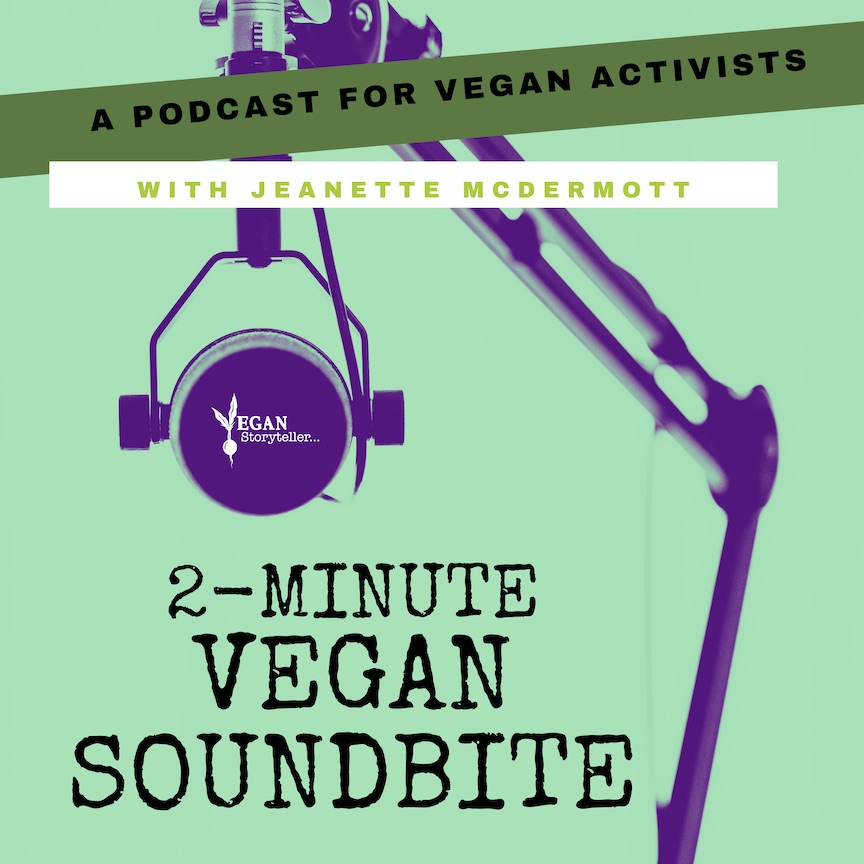 About vegan storyteller - cover art for podcast