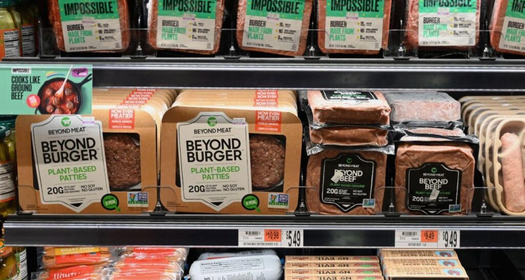 Meat industry has its hooks in plant proteins as shown by these meat alternatives in the grocery story