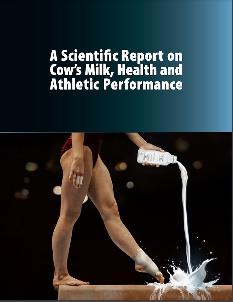eBook cover on dairy and athletic performance