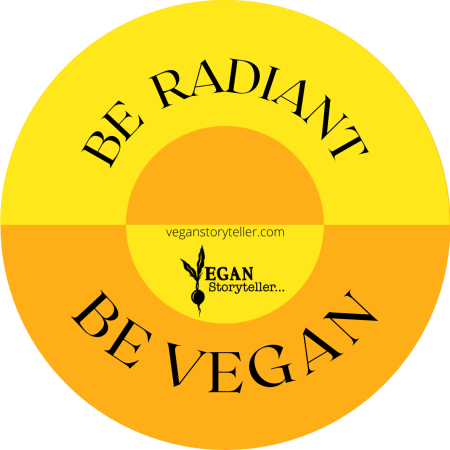 Be radiant Be vegan
